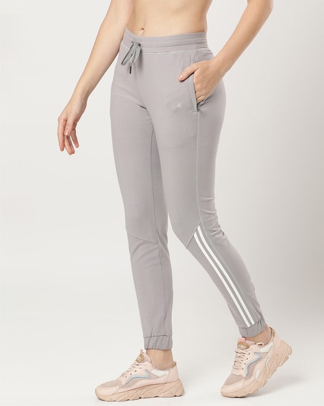 Buy Jockey A108 Womens Cotton Elastane Slim Fit Joggers With Side Pockets -  Navy Blazer online