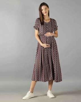 nightspree Chevrons Fit and Flare Dress-picture-17