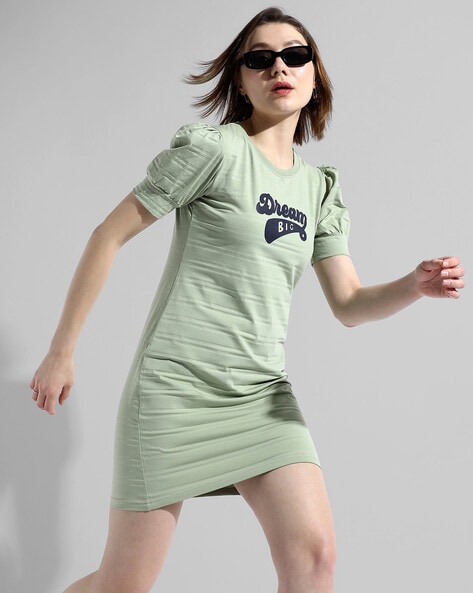 Buy Green Dresses for Women by Campus Sutra Online