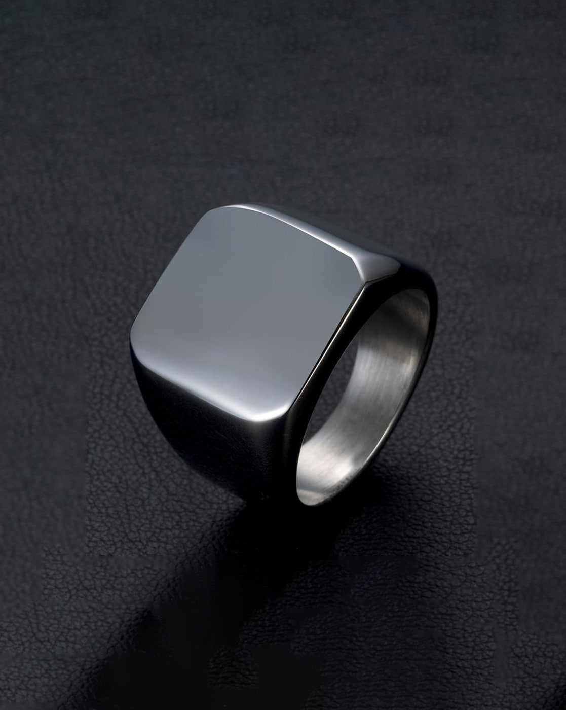 Buy Mens Ring Silver Polished Signet Ring Mens Stainless Steel Ring Mens  Jewelry Gifts for Him Signet Ring Men by Twistedpendant Online in India -  Etsy
