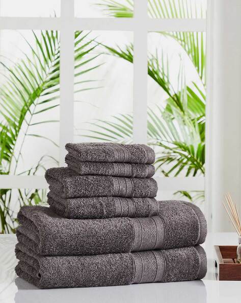 Buy Black Towels & Bath Robes for Home & Kitchen by TRIDENT Online