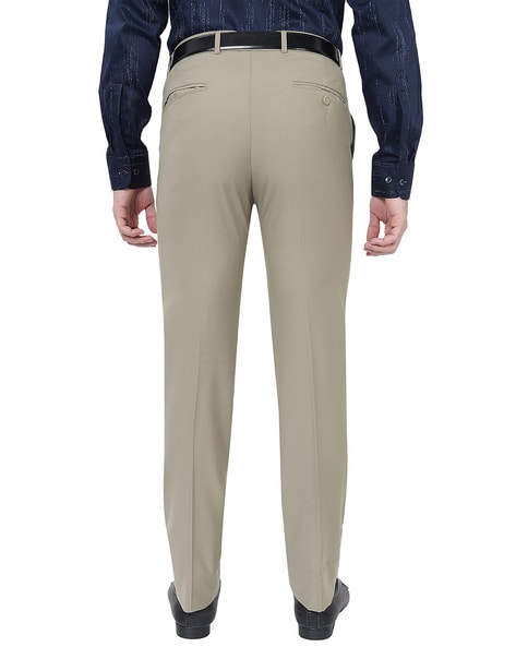 Buy Khaki Trousers & Pants for Men by Greenfibre Online