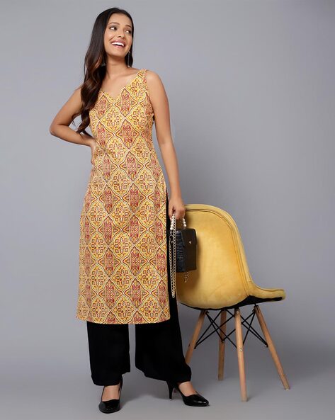 Discover 166+ sleeveless kurti for women latest