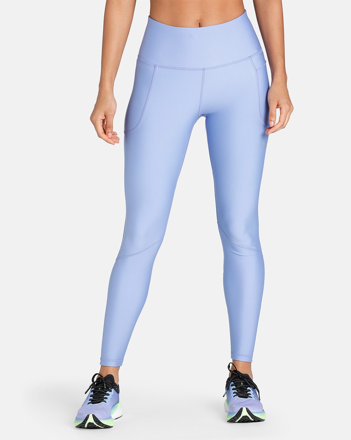 Striped Nova Shine Skinny Fit Sports Leggings