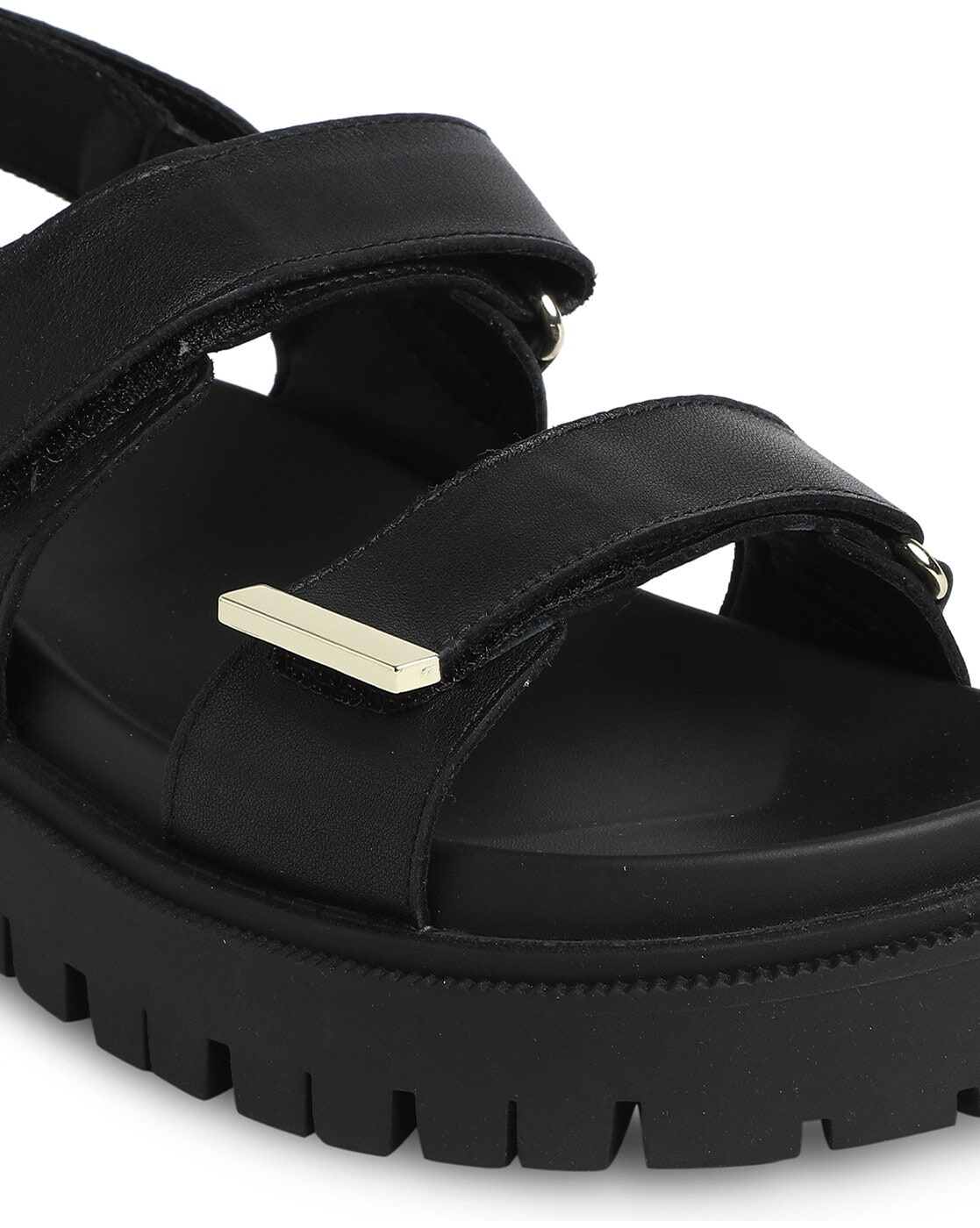 Buy Black Flat Sandals for Women by BIG BIRD FOOTWEAR Online | Ajio.com