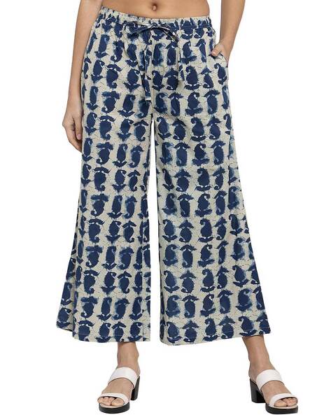 Buy ALAXENDER PRESENT Palazzo Pants for Women Chikankari Hand Embroidered  Cotton (WHITE) Online at Best Prices in India - JioMart.
