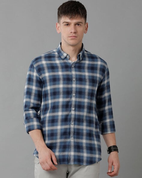 Buy Blue Shirts for Men by LOUIS MONARCH Online
