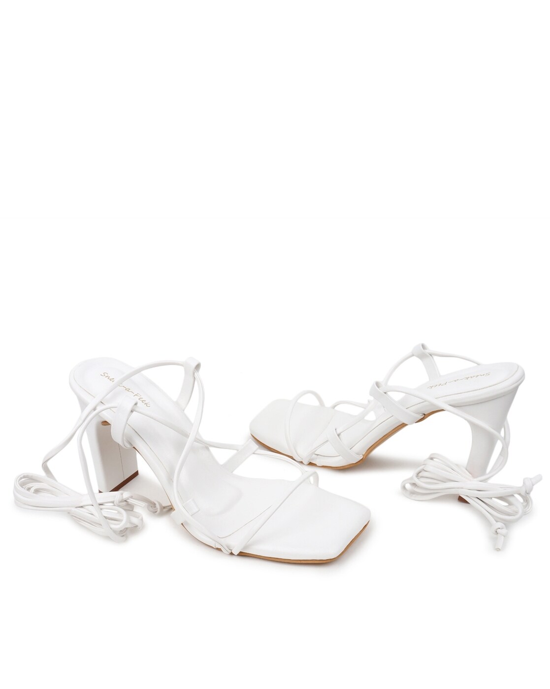 Zara white heeled discount sandals