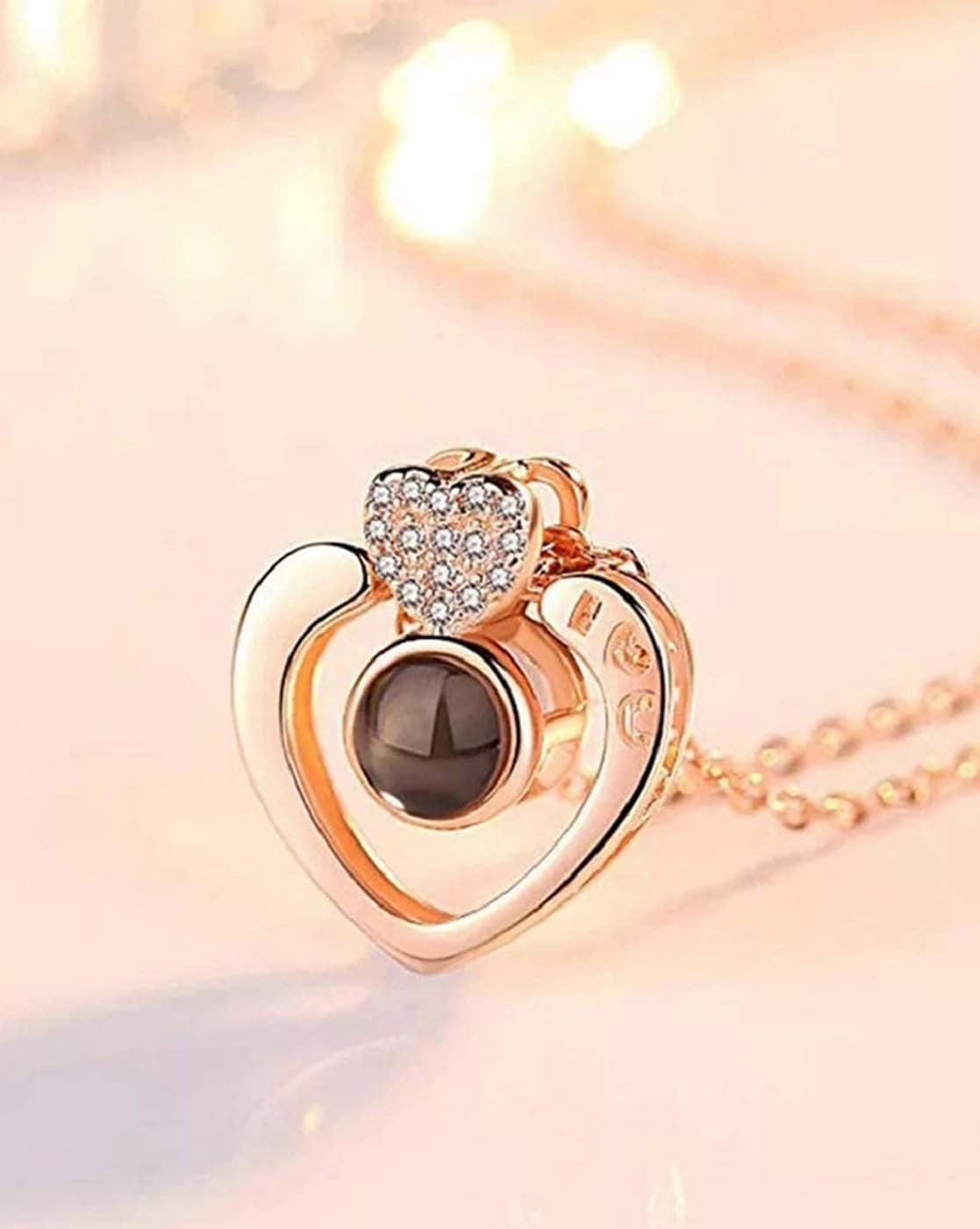 HACOOL Projective Necklace, I Love You Symbol of India | Ubuy