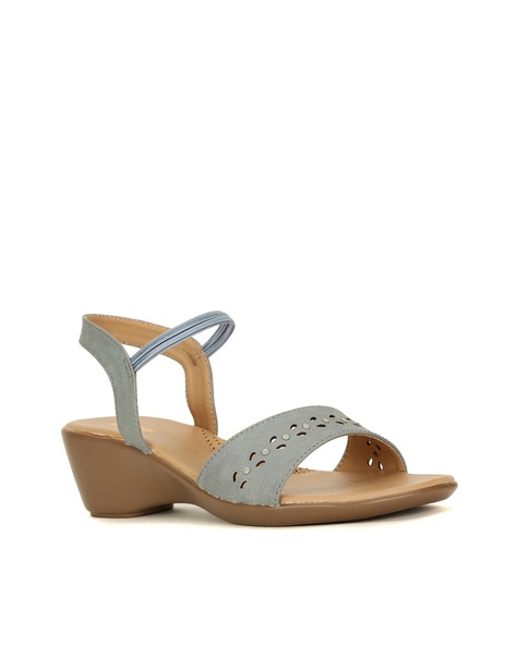 Buy Blue Heeled Sandals for Women by Bata Online Ajio