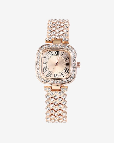 Haute Sauce HSWC1105 Stone-Studded Analogue Watch