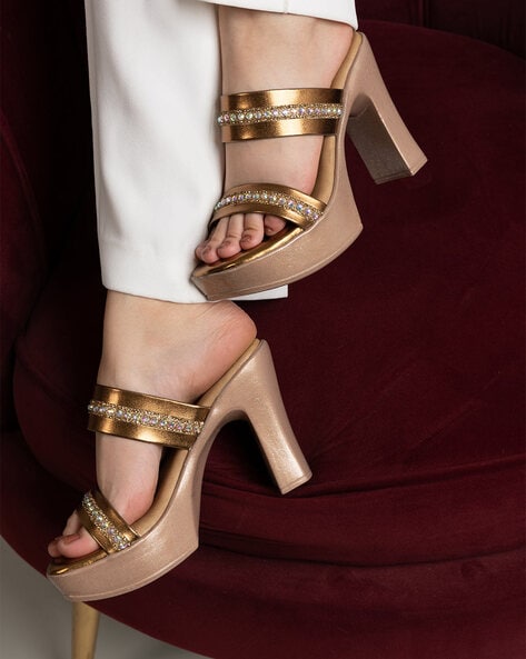 Gucci | Shoes | Authentic Gucci Copper Platform Heels Women 65 | Poshmark