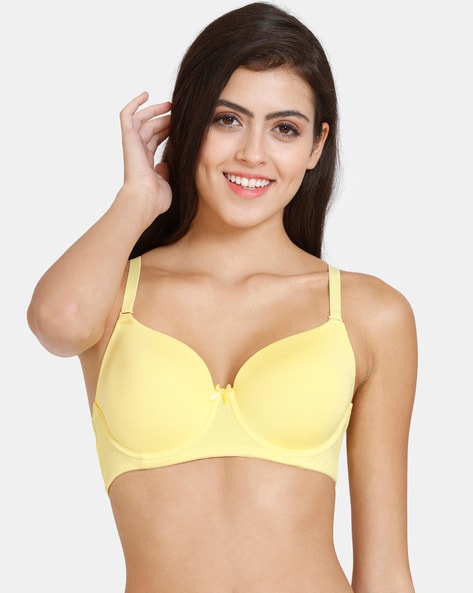 Zivame 36a Yellow Strapless Bra - Get Best Price from