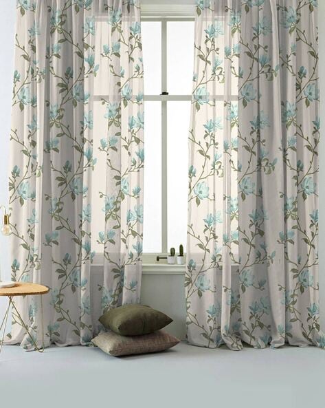 Turquoise patterned best sale curtains