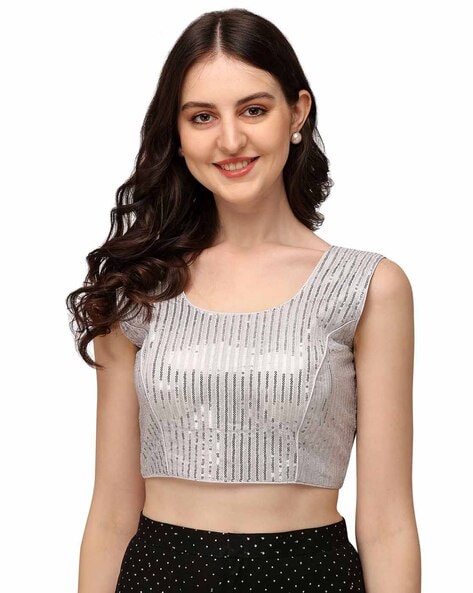 Buy online Green Embroidered Net Blouse from ethnic wear for Women by  Flaher for ₹2399 at 70% off | 2024 Limeroad.com