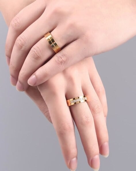 22K Gold Engagement, Wedding, Anniversary Gold Jewelry Man Women Couple Ring  5 | eBay