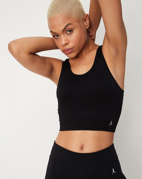 Buy Padded Non Wired Seamless Removable Cookies Sports Bra SB05