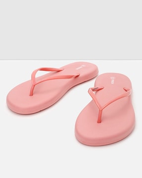 Buy Baby Pink Flip Flop Slippers for Women by MAX Online Ajio