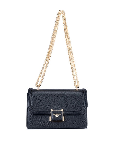 Calfnero Genuine Leather Women's Sling Bag (LV-01-Black) – www.