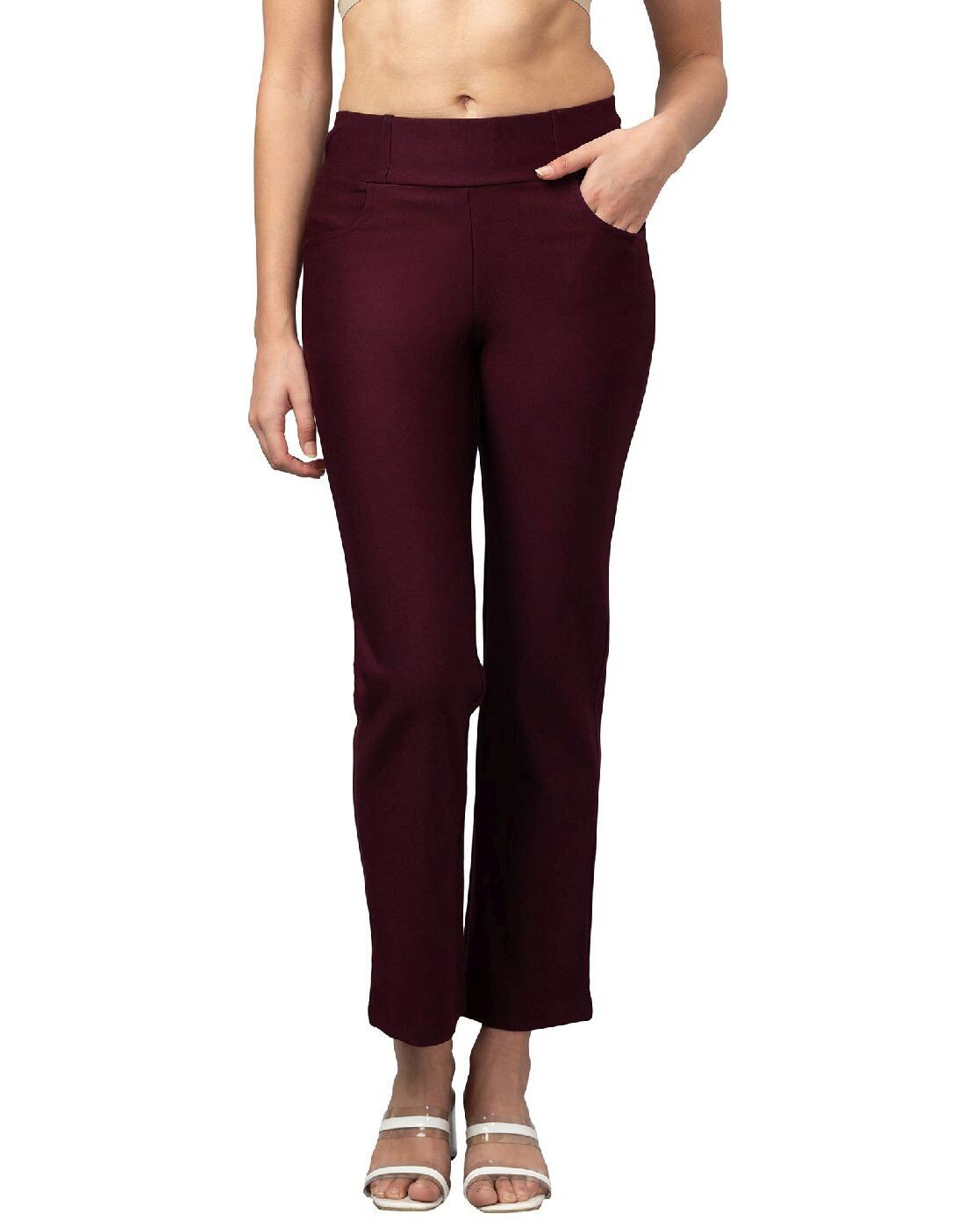 Mid-Rise Jeggings with Insert Pockets