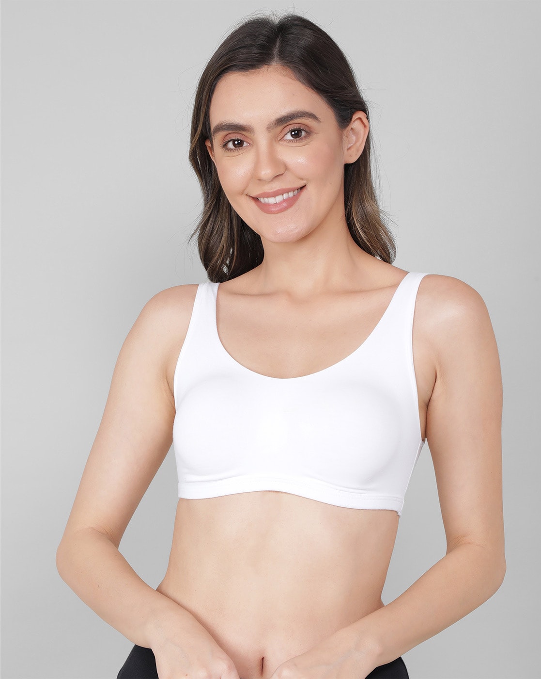 Buy Women's Super Combed Cotton Elastane Stretch Slip On Crop Top With Stay  Fresh Treatment - Light Skin 1550