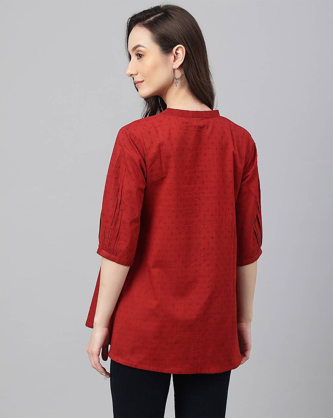 Buy Maroon Tops for Women by Janasya Online