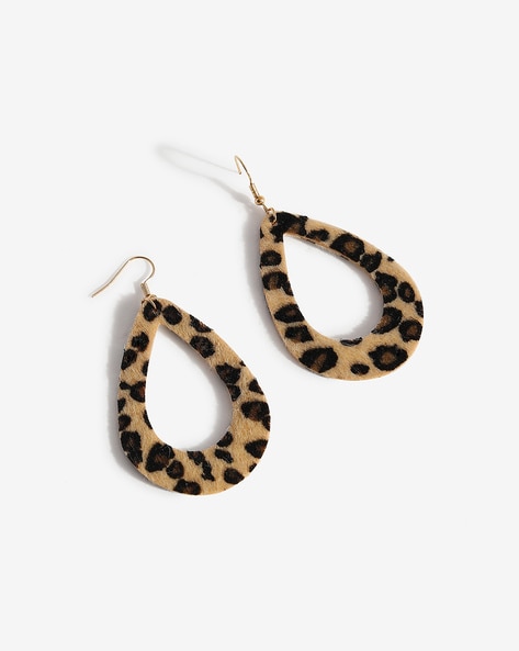 Leopard on sale print earring