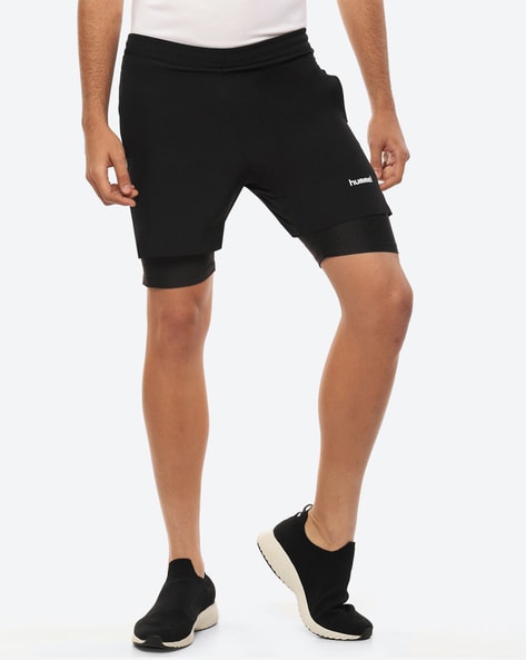 Black Layered Shorts