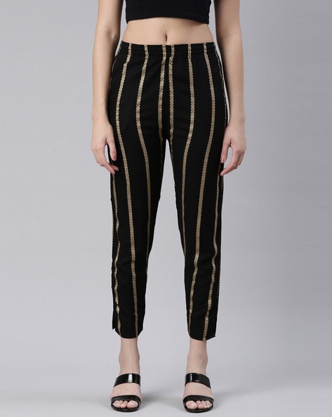 Buy Black Trousers & Pants for Women by Kryptic Online