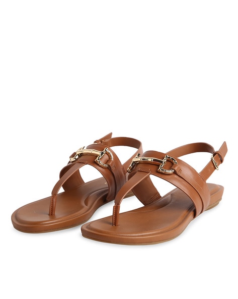 Women's Vegan Leather Flat Sandals | Women's Shoes | Abercrombie.com