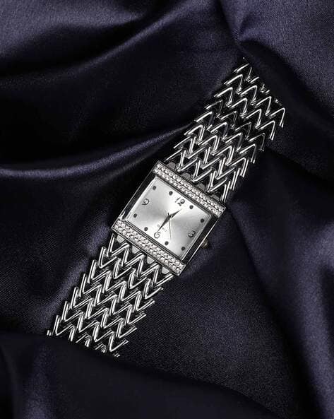 Haute Sauce HSWC1073 Stone-Studded Analogue Watch