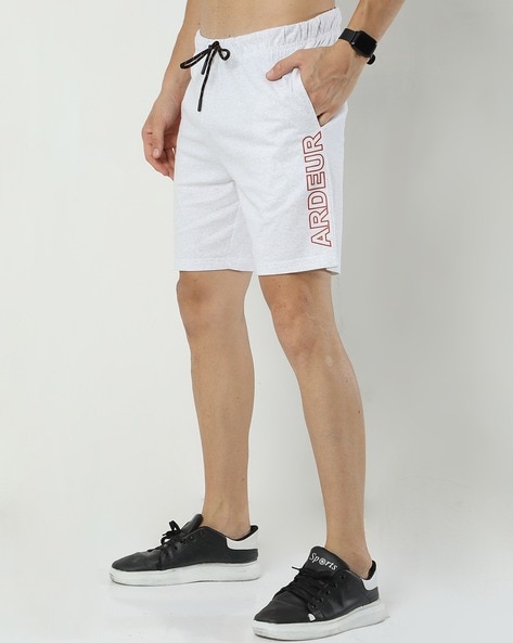 Buy White Shorts & 3/4ths for Men by Ardeur Online