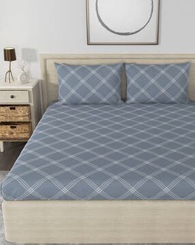 huesland 186 TC Geometric Print Bedsheet Set-picture-53