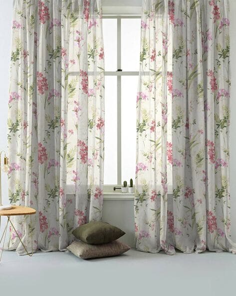 Buy Lt.Pink/ Royal Blue Curtains & Accessories for Home & Kitchen by SPACES  Online | Ajio.com