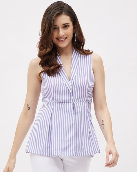 Blue Tops for Women by Kibo Online | Ajio.com