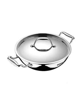bergner Stainless Steel Kadhai with Lid-picture-17