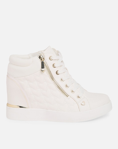 Aldo white outlet boots