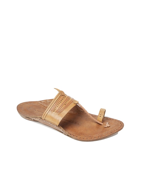 Buy Leather Multi Strap Brown Chappal for Women Online at Fabindia |  10682507