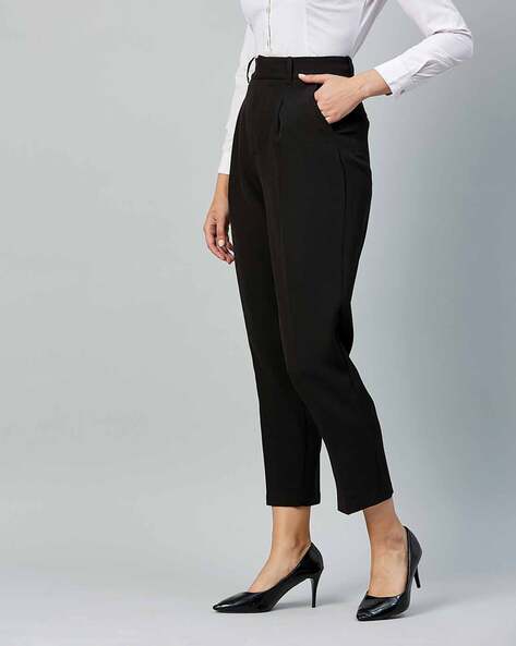 Buy Girls Skinny School Trousers Teens Women Skinny Navy Black Grey Office  Work Day Smart Slim Leg Formal Trousers Online at desertcartINDIA