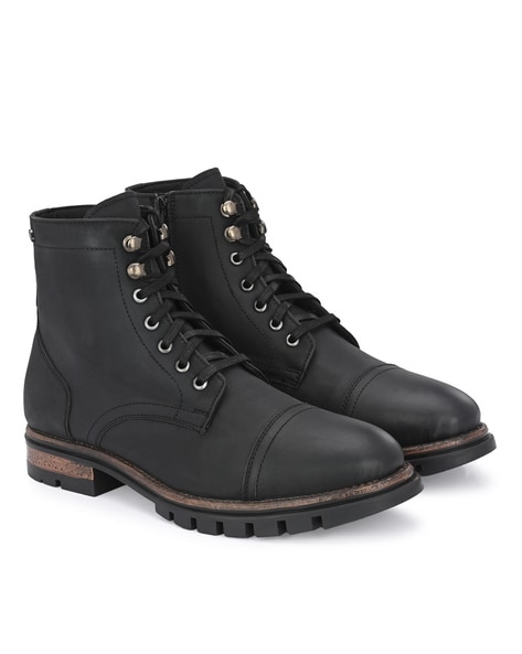 High rise black clearance boots