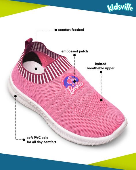 Buy Pink Casual Shoes for Girls by KIDSVILLE Online