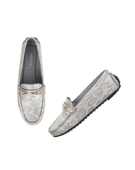 Buy Grey Flat Shoes for Women by Mochi Online