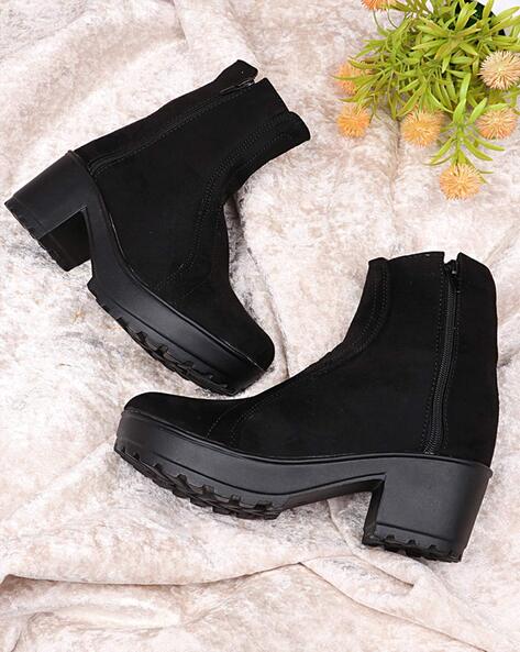 Buy Black Boots for Women by Shoetopia Online