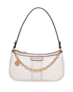 aldo Logo Print Shoulder Bag with Detachable Strap-picture-51