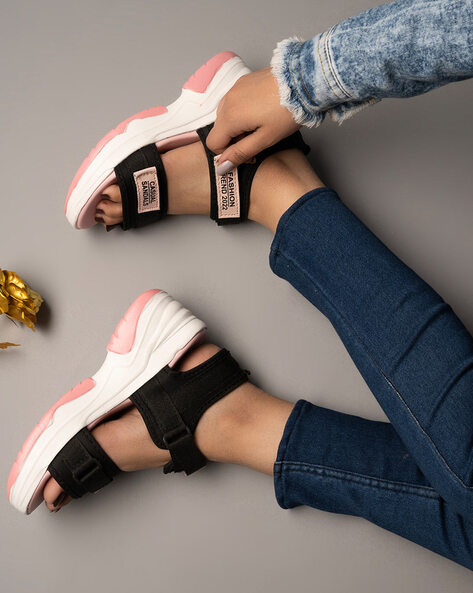 Pink best sale sport sandals