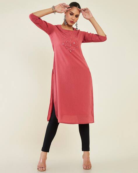 Buy Coral Kurtas for Women by SOCH Online