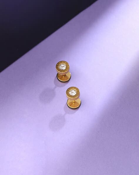 Kairangi by Yellow Chimes Stone-Studded Ear Studs