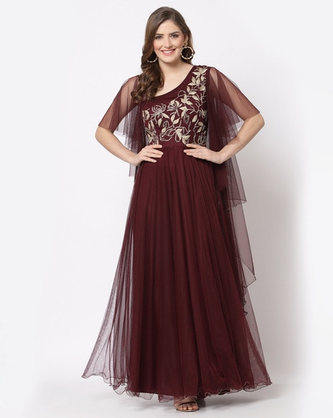 Buy Online Red One Shoulder Ruffles Bodycon Dress Designer One OFF Shoulder  Dress Midi Dress For Women – Lady India