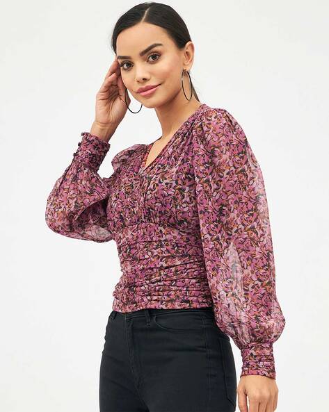 Buy Pink Tops for Women by HARPA Online