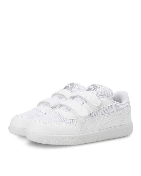 Puma School Shoes - 1UK To 4UK - White